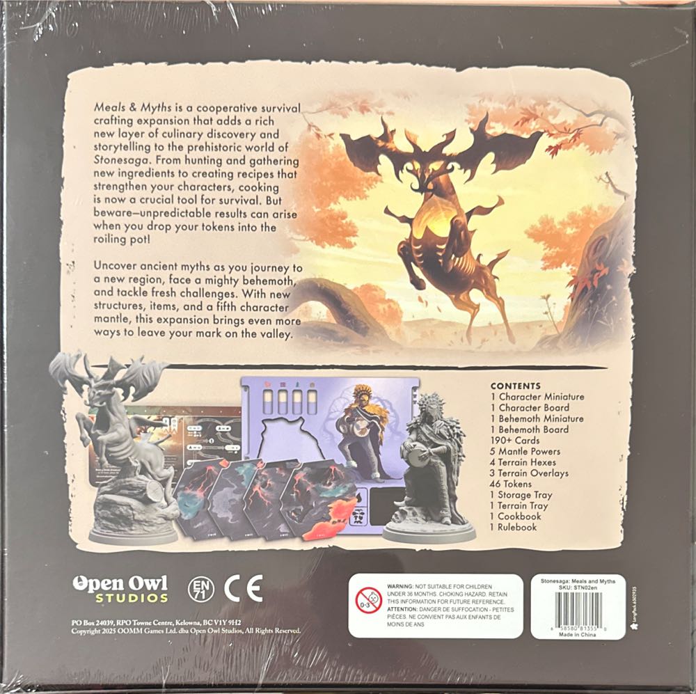 Stonesaga: Meals & Myths  board game collectible [Barcode 658580813550] - Main Image 2