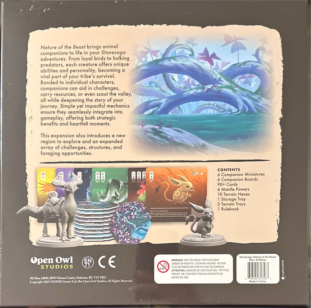 Stonesaga: Nature of the Beast  board game collectible [Barcode 658580813567] - Main Image 2