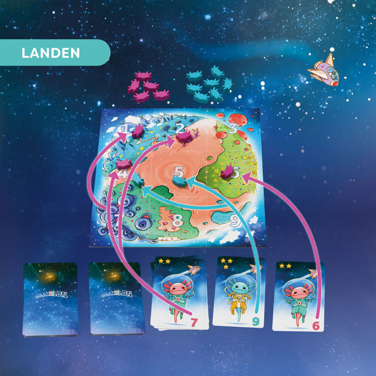 Galaxolotl  (2-4) board game collectible - Main Image 3