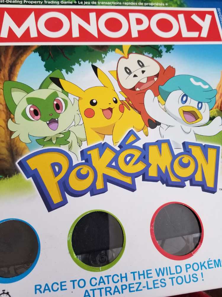 Hasbro Monopoly Pokémon New  (2-4) board game collectible [Barcode 195166288529] - Main Image 2