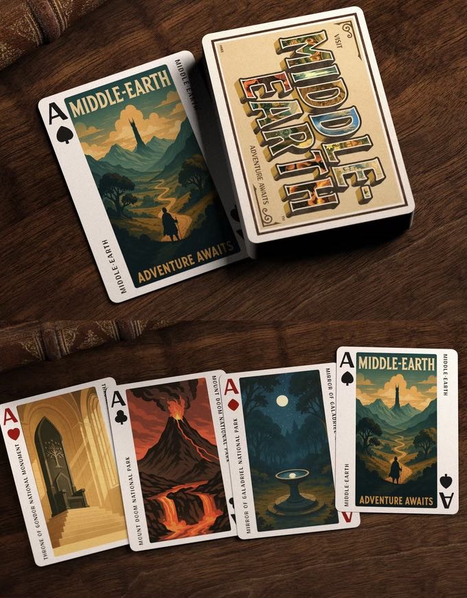 The Lord Of The Rings National Park Deck  board game collectible - Main Image 2