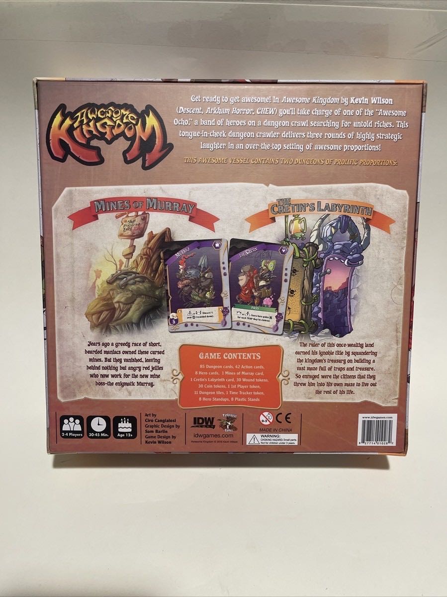 Awesome Kingdom: Mines And Labyrinths  (2-4) board game collectible [Barcode 827714010282] - Main Image 2