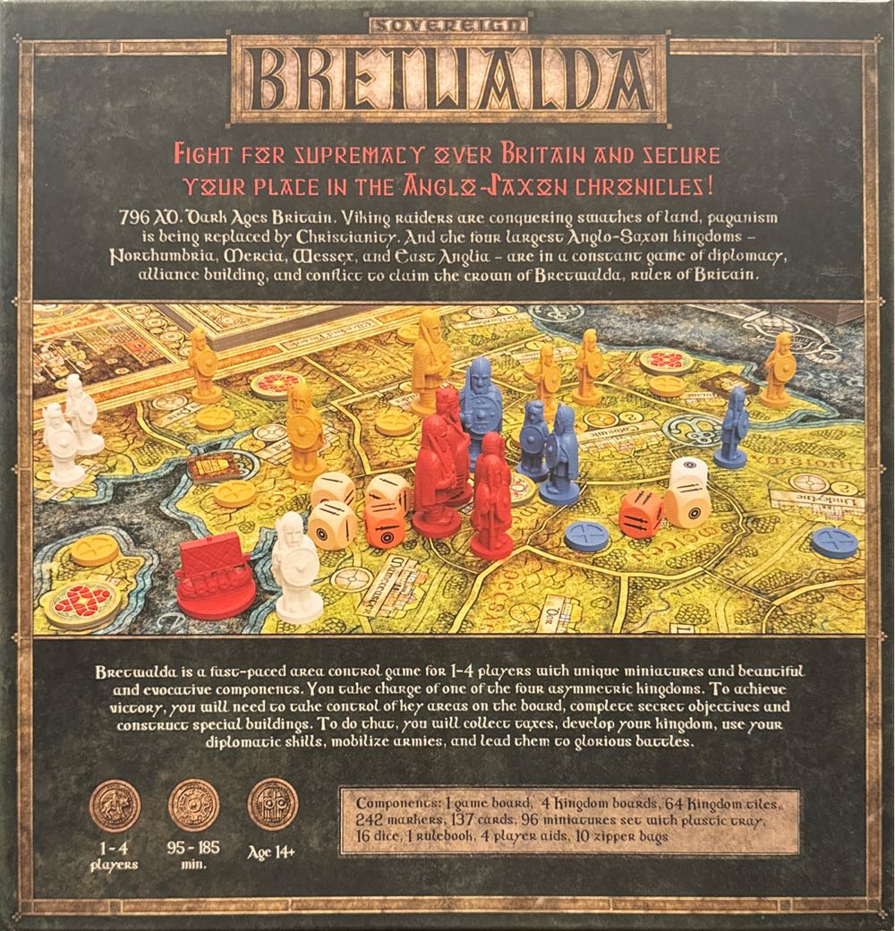 Bretwalda  (1-5) board game collectible [Barcode 5904063811328] - Main Image 2