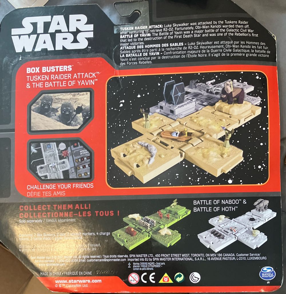 Star Wars Box Busters Battle Of Yavin & Tusken Raider Attack  (Two) board game collectible [Barcode 778988117415] - Main Image 3