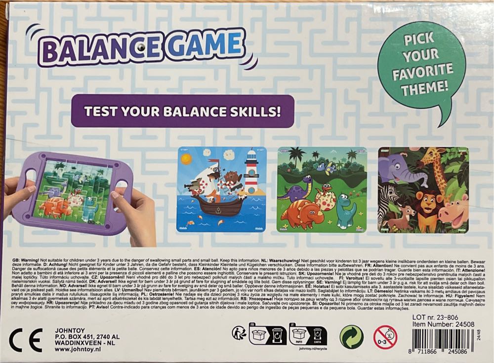 Hersenkraker Doolhof Spel In Johntoy Brain Cracker Maze Teaser  (1) board game collectible [Barcode 8711866245086] - Main Image 2