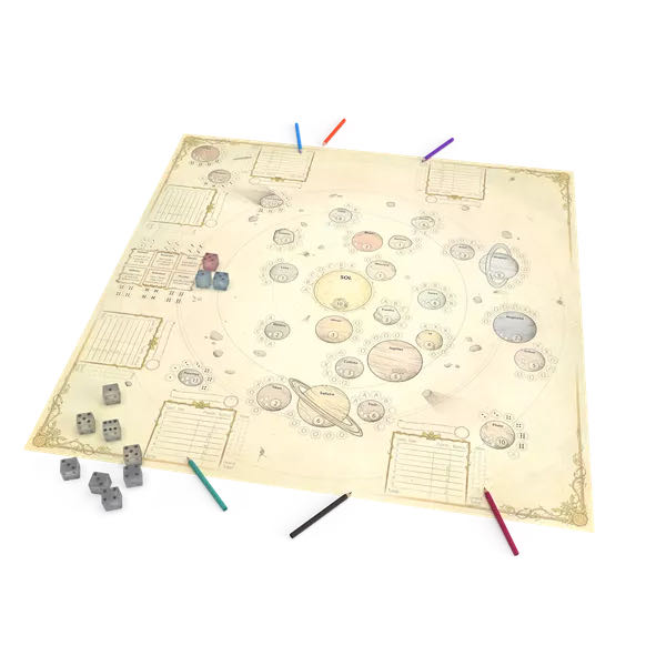 StegegetS Solar System  (2 3 4 5 6) board game collectible [Barcode 7350142350086] - Main Image 3