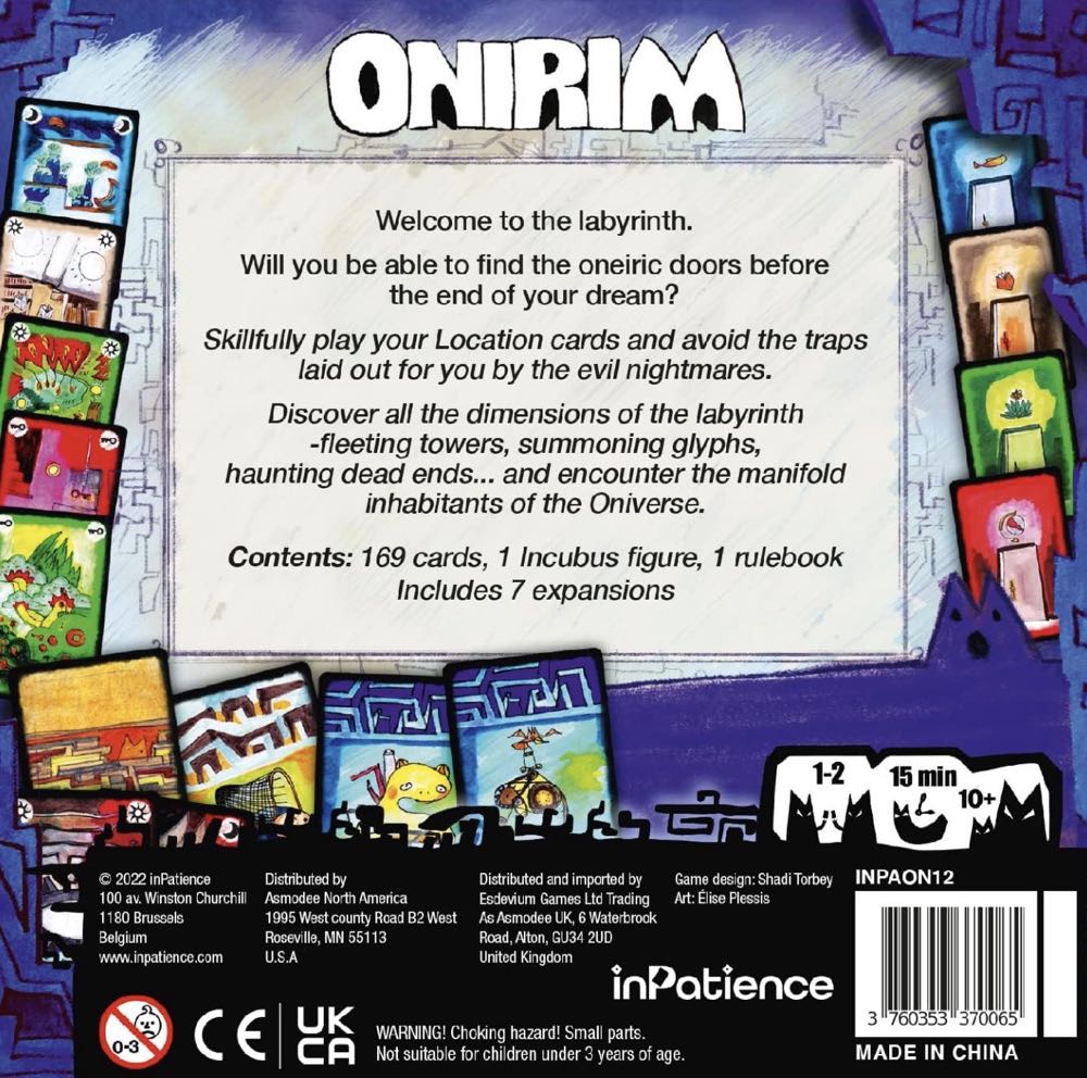 Onirim  (1-2) board game collectible [Barcode 8436589626331] - Main Image 2