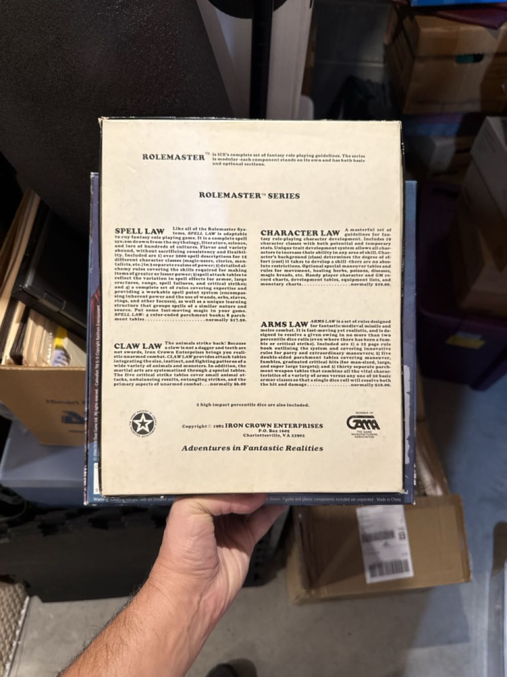 Rolemaster  board game collectible - Main Image 2