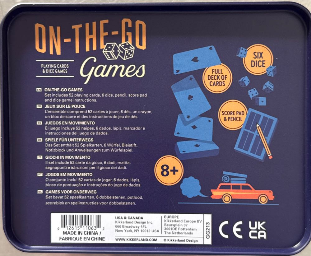 On-the-go Games  board game collectible [Barcode 612615110632] - Main Image 3