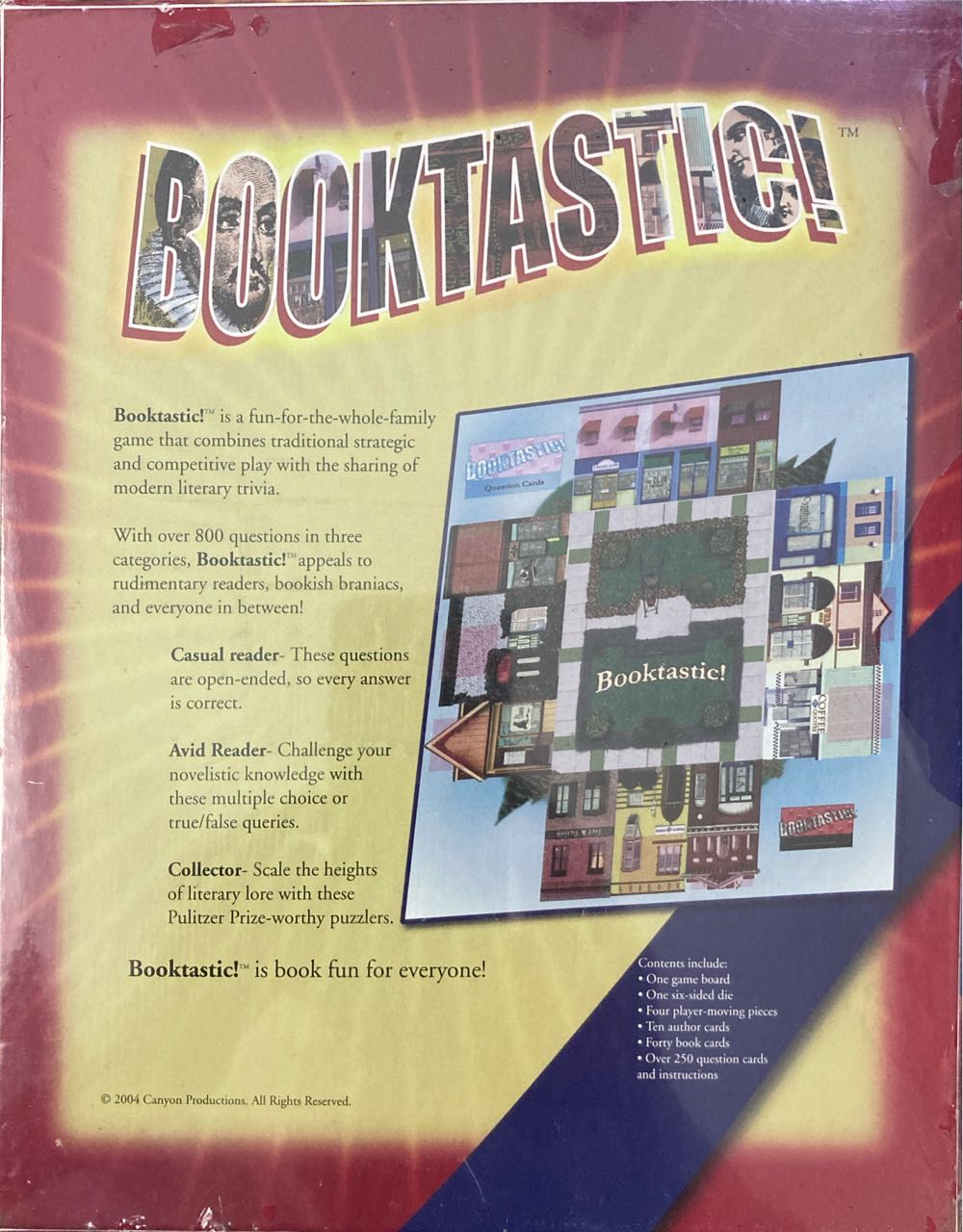Booktastic!  (1-4) board game collectible - Main Image 2