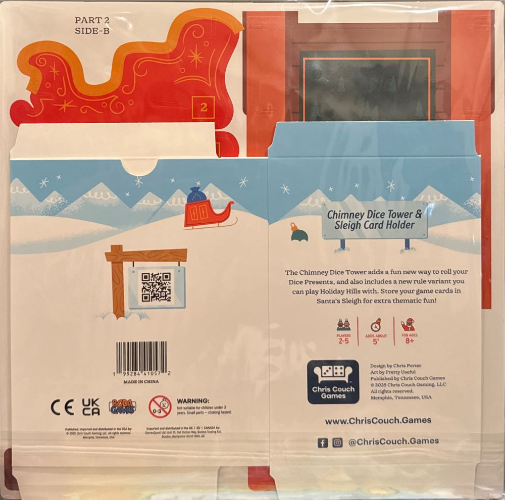 Holiday Hills: Chimney Dice Tower  board game collectible [Barcode 199284410572] - Main Image 2