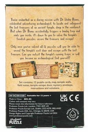 Escape From The Lost Temple  (1+) board game collectible [Barcode 5056297255048] - Main Image 2