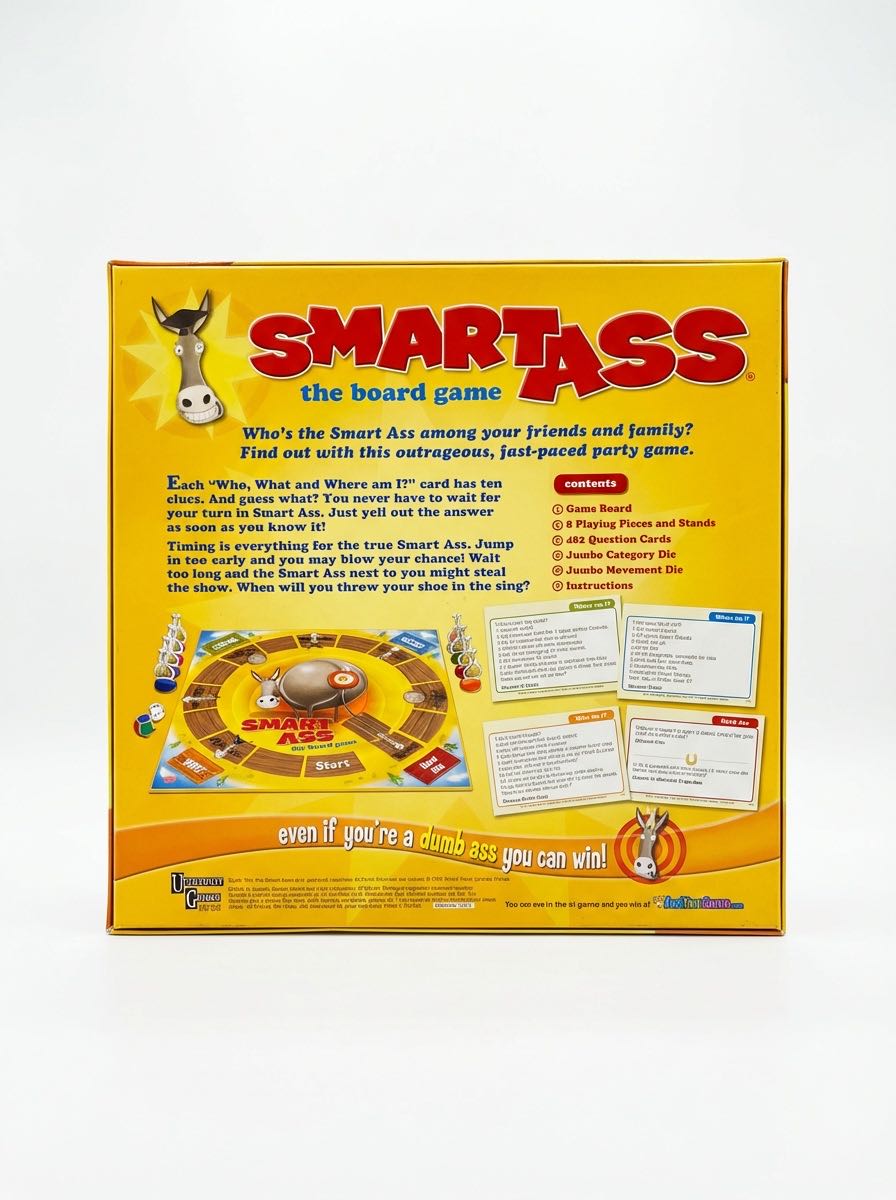 Smart Ass  (2-6) board game collectible [Barcode 794764013603] - Main Image 2
