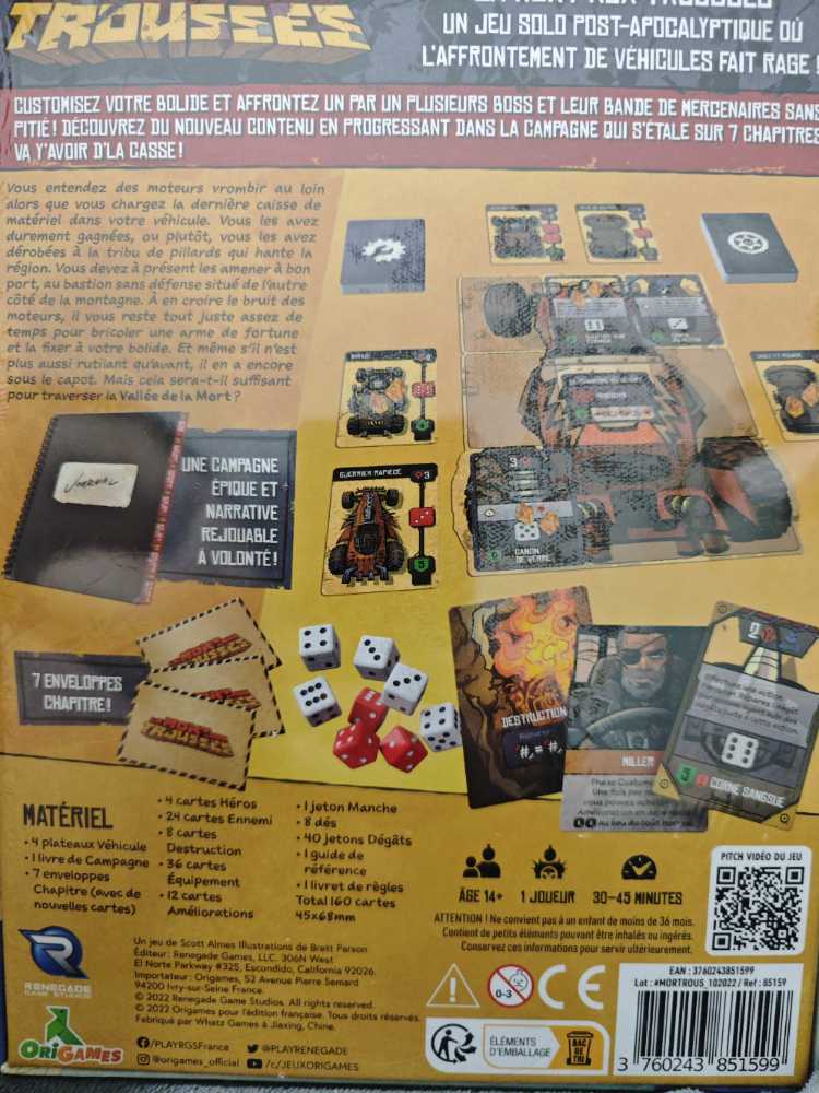 La Mort Aux Trousses  board game collectible [Barcode 3760243851599] - Main Image 2