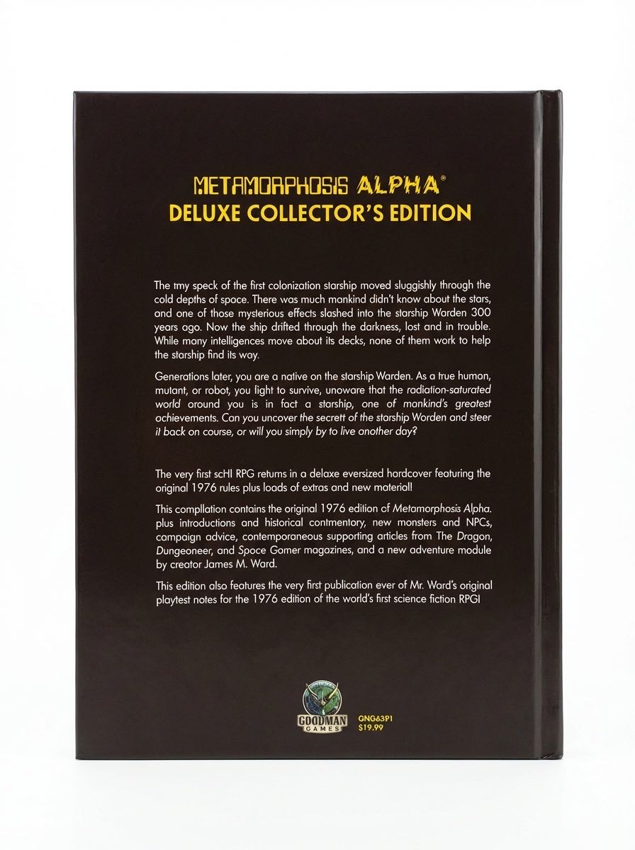 Metamorphosis Alpha - Deluxe Collector’s Edition  board game collectible [Barcode 9781950783113] - Main Image 2