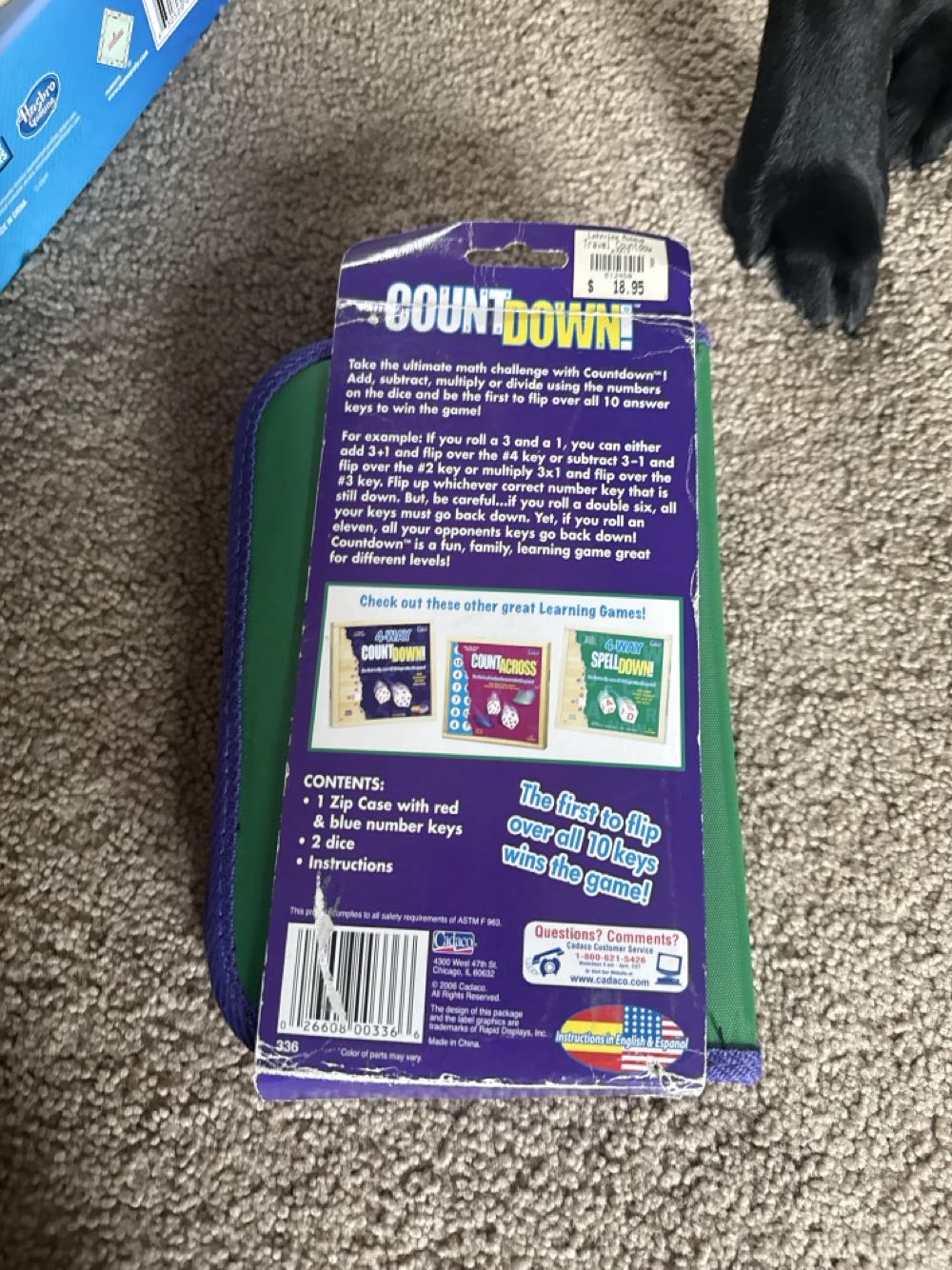 Countdown!  board game collectible [Barcode 026608003361] - Main Image 2