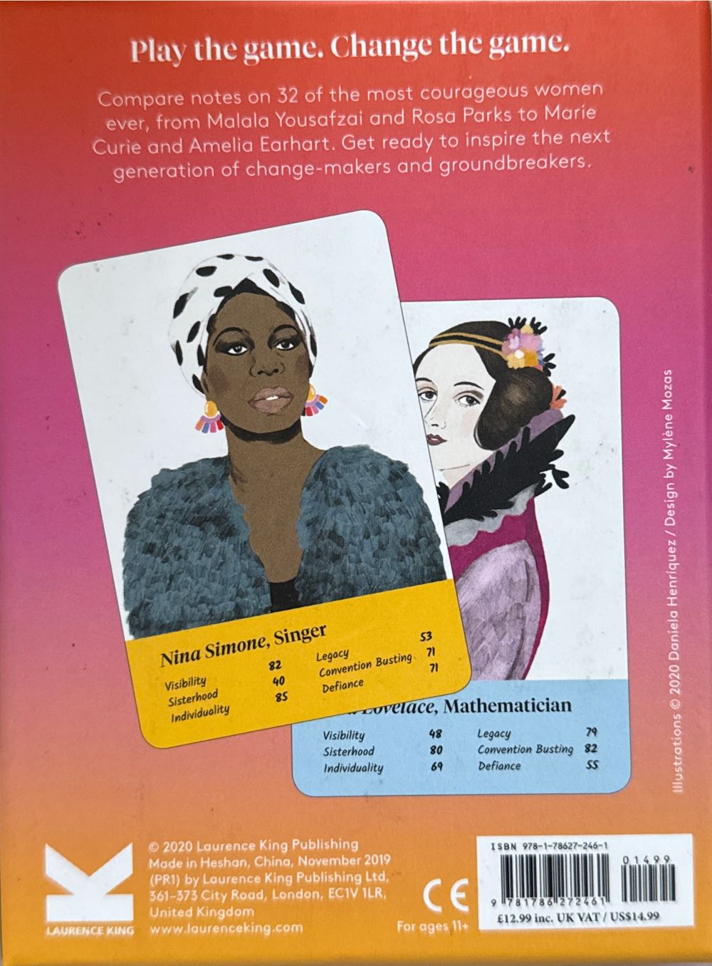 Fantastic Women: A Top Score Game Magma For Laurence King  board game collectible [Barcode 9781786272461] - Main Image 2
