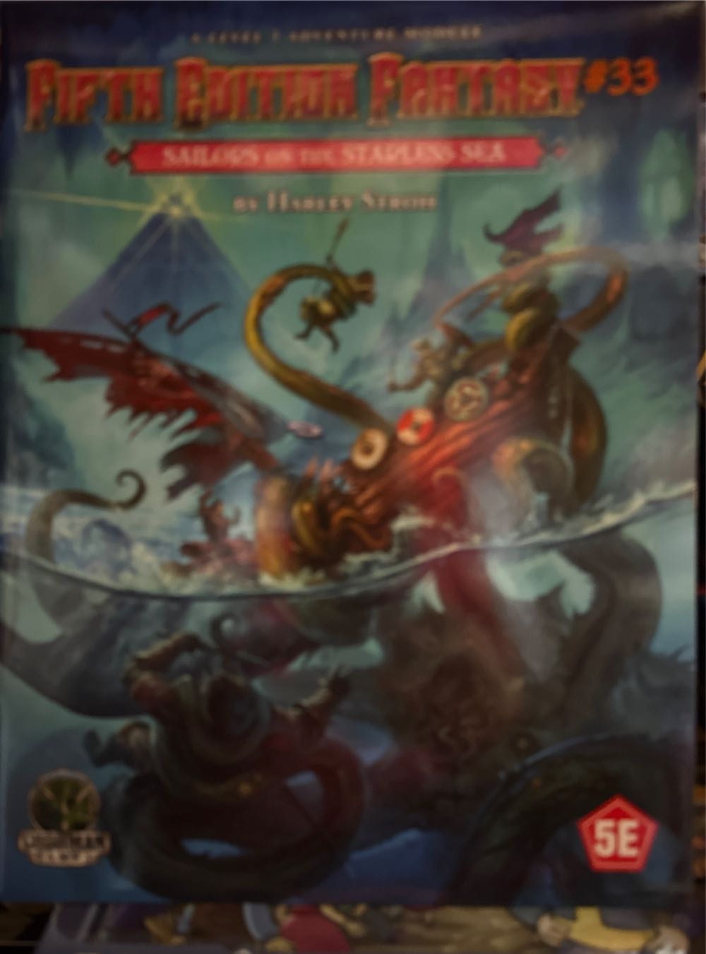 White Dwarf Present Warp Storm