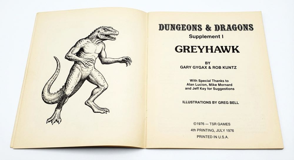 D&D Original - Greyhawk  board game collectible - Main Image 2