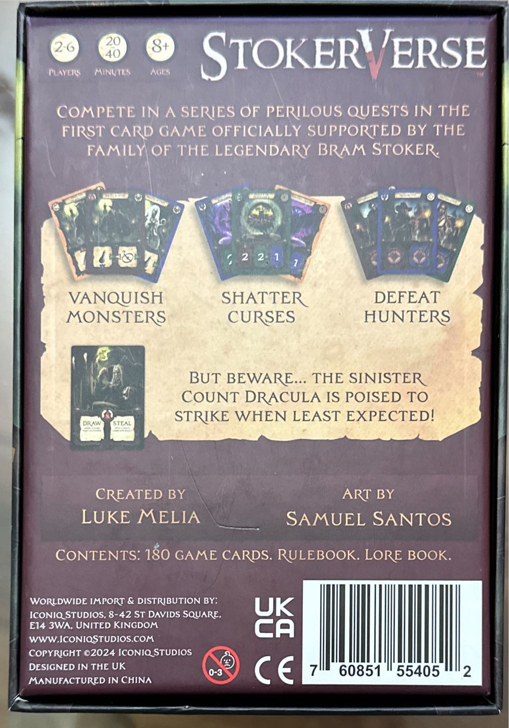 StokerVerse  (2-6) board game collectible - Main Image 2