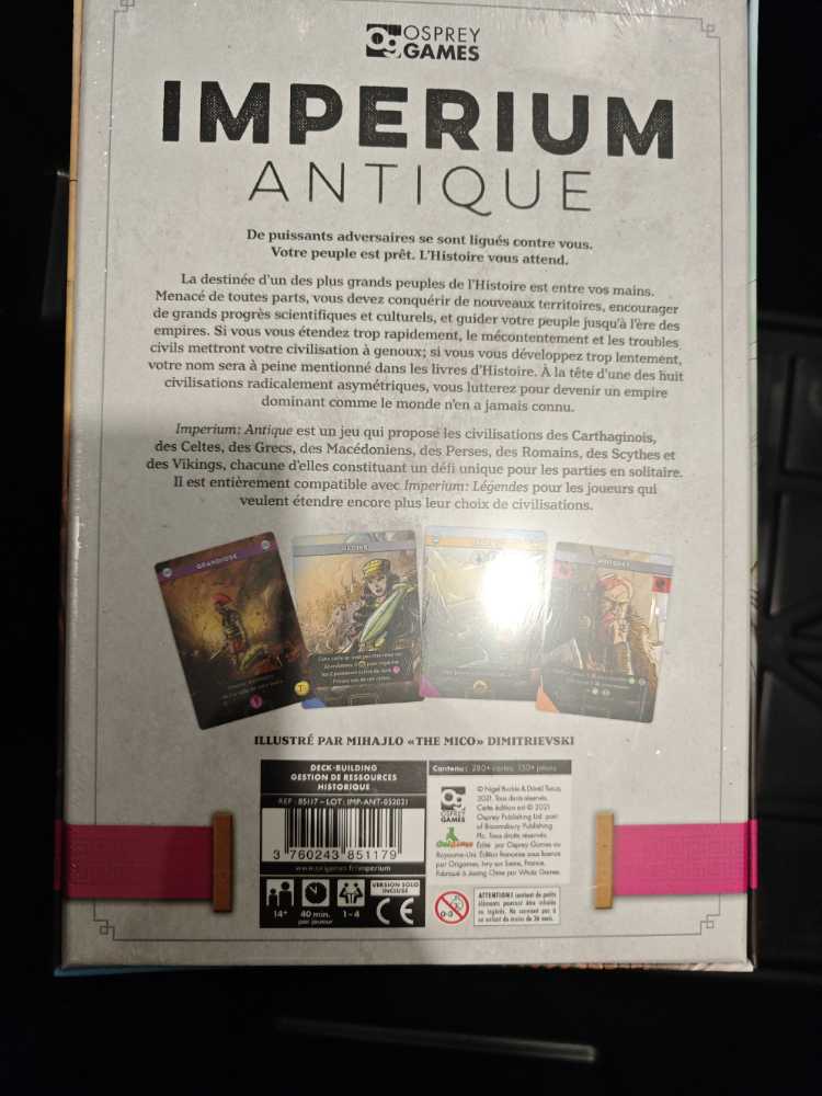 Imperium : Antique  board game collectible [Barcode 3760243851179] - Main Image 2