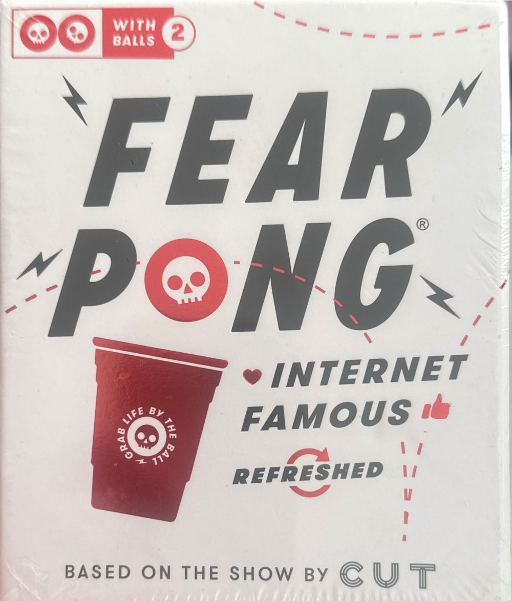 Fear Pong Internet Famous Refreshed Party Beer With Drinking  (2-8) board game collectible [Barcode 850011493144] - Main Image 2
