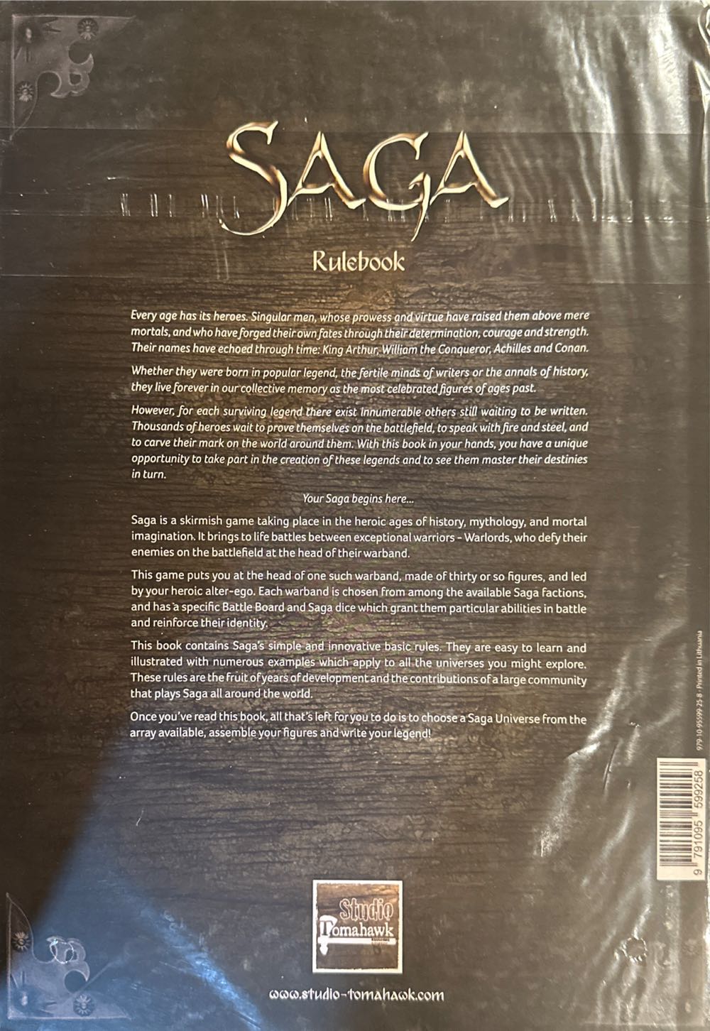 SAGA: Rulebook  board game collectible [Barcode 9791095599258] - Main Image 2