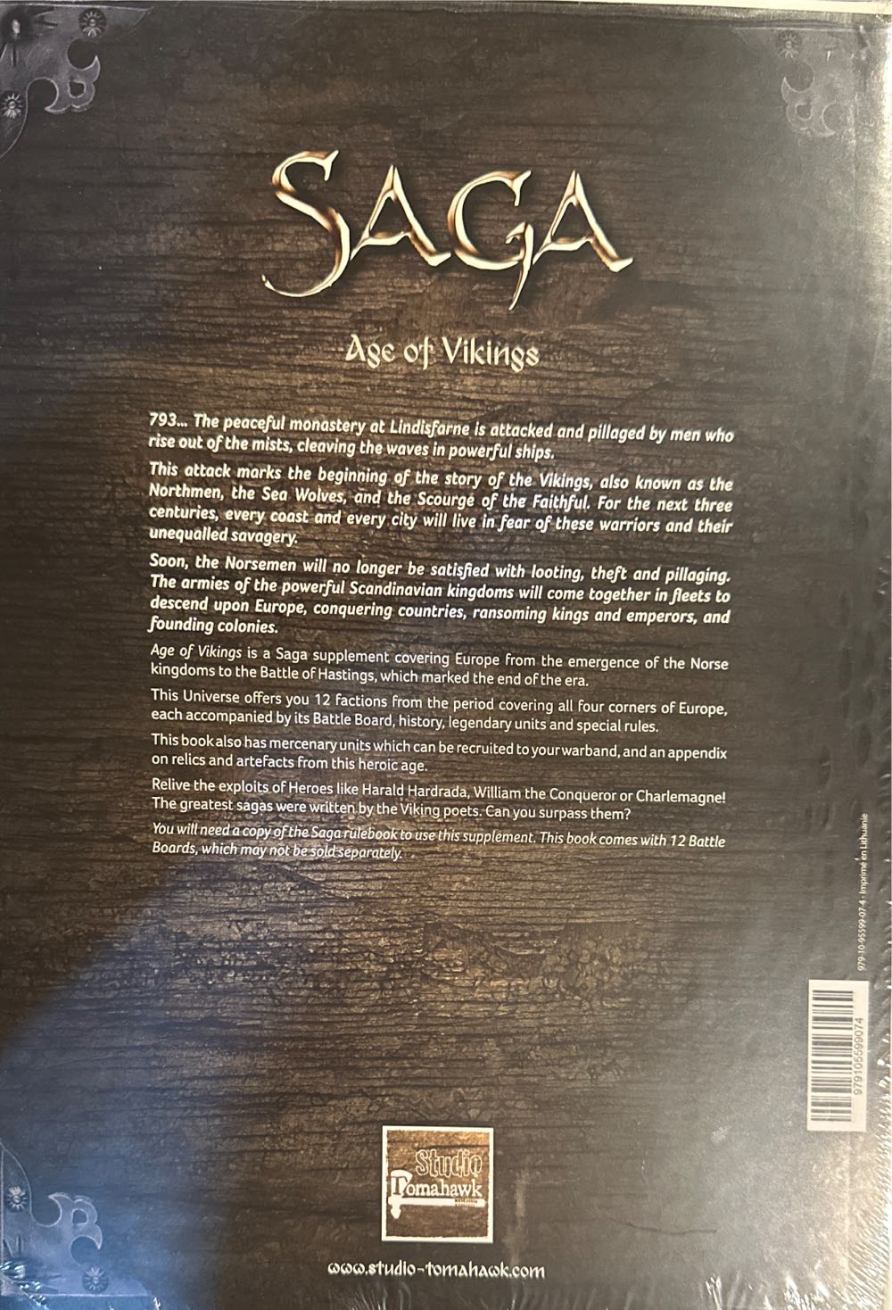 Saga: Age Of Vikings Gigabites Saga  board game collectible [Barcode 979105599074] - Main Image 2