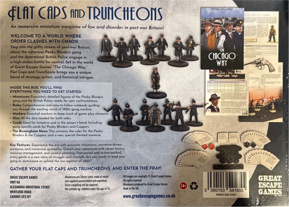 The Chicago Way: Flat Caps & Truncheons  board game collectible [Barcode 5060153541855] - Main Image 2