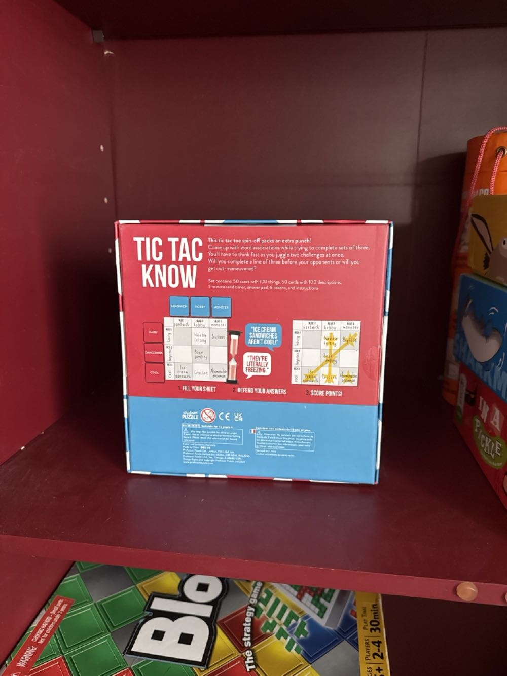 Tic Tac Know  (2-6) board game collectible - Main Image 2