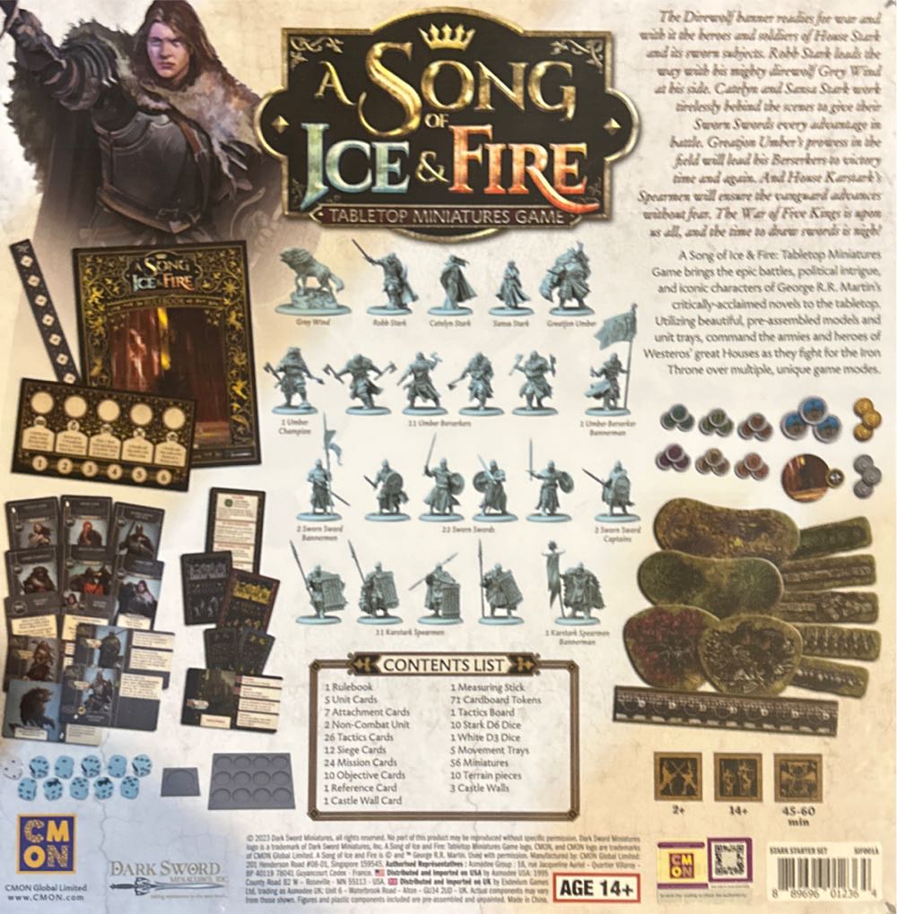A Song of Ice & Fire: Starter Set - Stark  board game collectible - Main Image 2