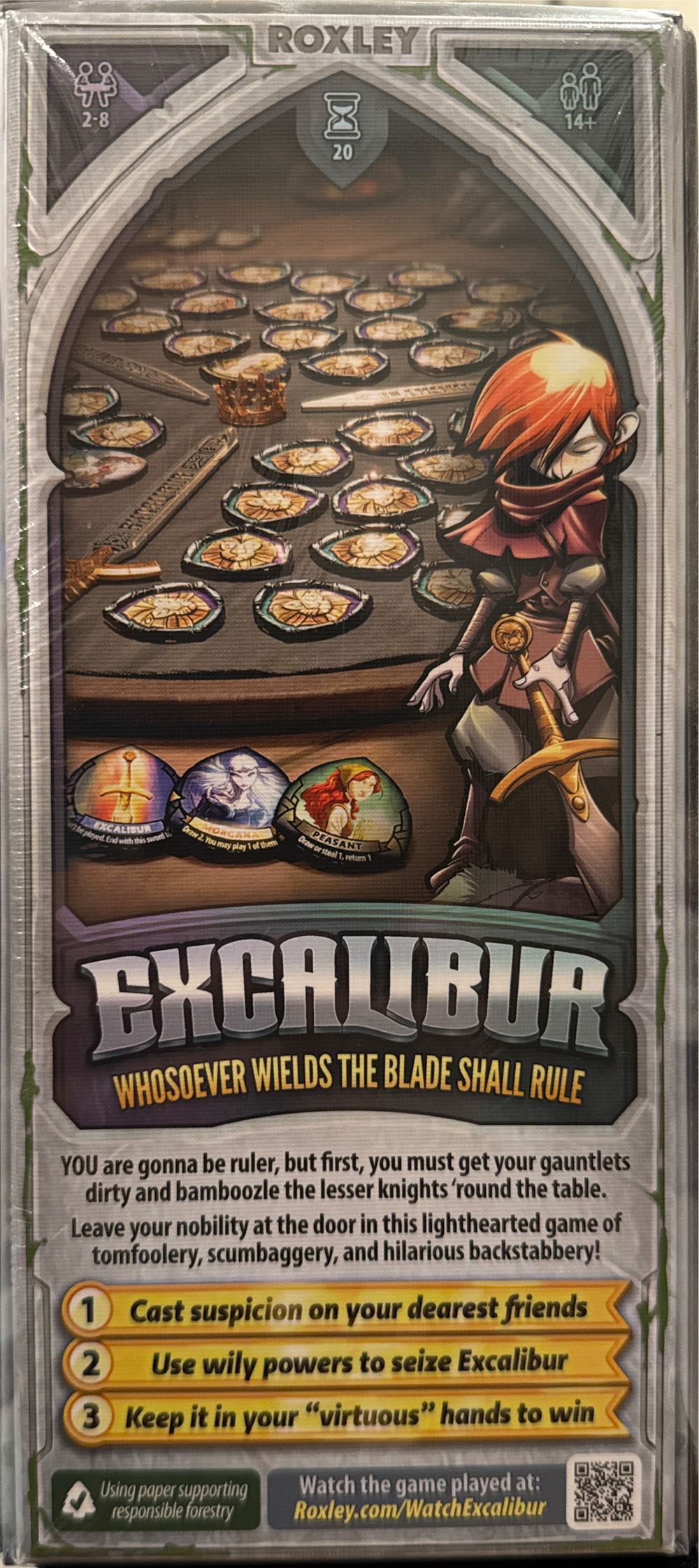Excalibur: Collector’s Edition  (2-8) board game collectible [Barcode 628719239285] - Main Image 2