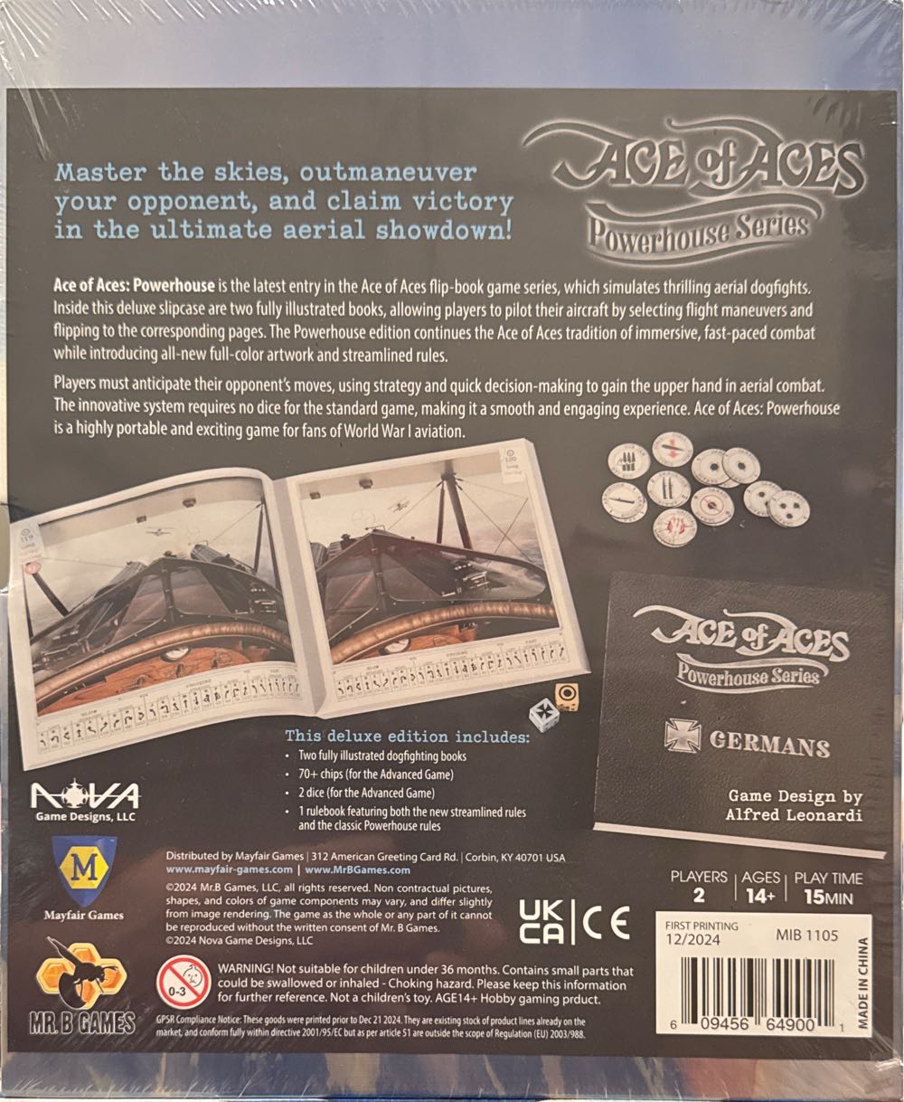 Ace of Aces  (2) board game collectible [Barcode 609456649001] - Main Image 2