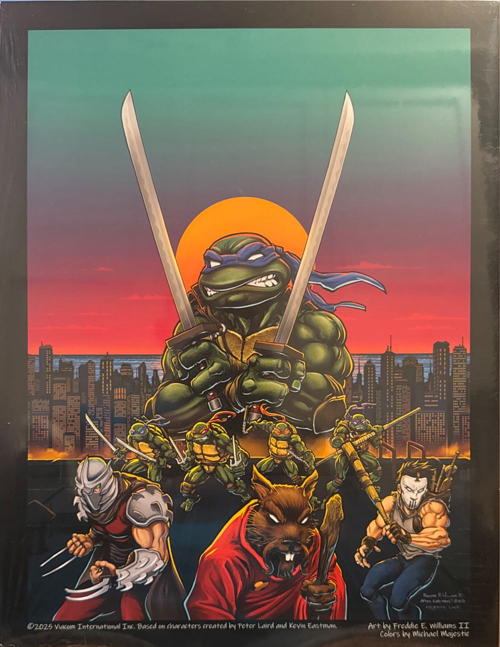 Teenage Mutant Ninja Turtles: Cover Art Print Set  board game collectible [Barcode 050200000010] - Main Image 2