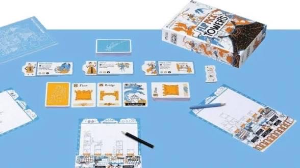 Flip Pick Towers  (1-6) board game collectible [Barcode 9781472869883] - Main Image 3