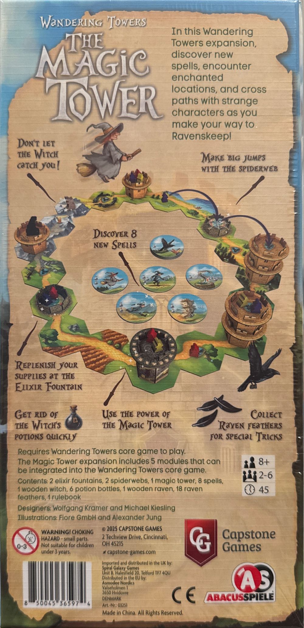 Wandering Towers: The Magic Tower  board game collectible [Barcode 850045365974] - Main Image 2