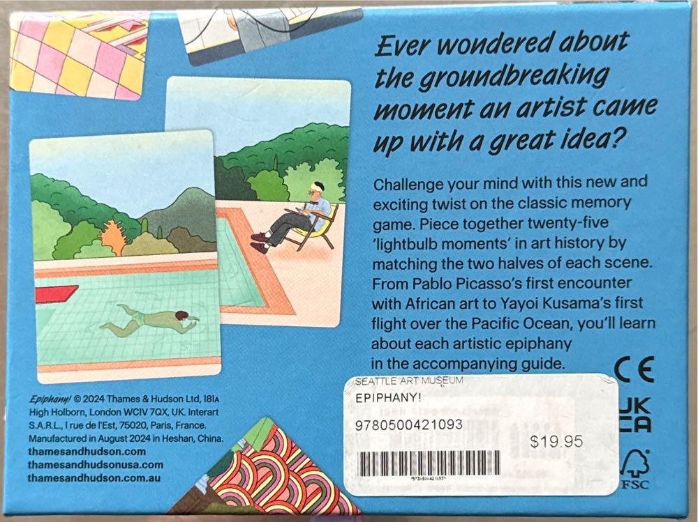 Epiphany!: The Game Of Great Art Ideas  board game collectible [Barcode 9780500421093] - Main Image 2