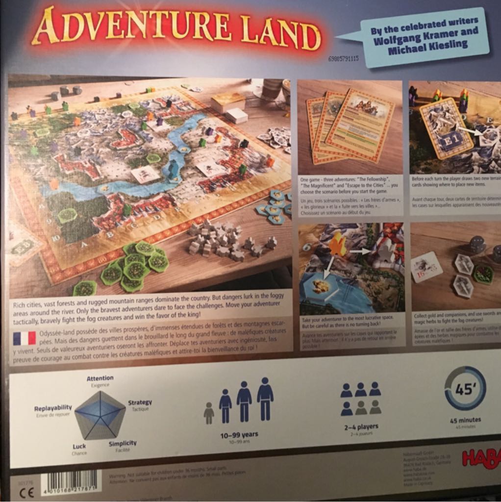Adventure Land  (2-4) board game collectible - Main Image 2