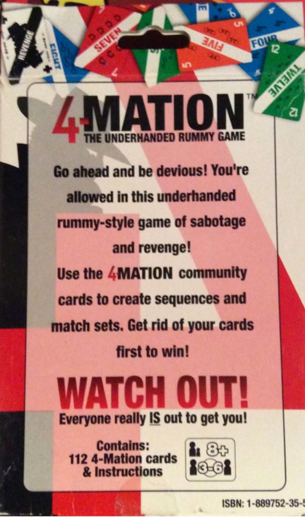4-Mation  (3-6) board game collectible - Main Image 2