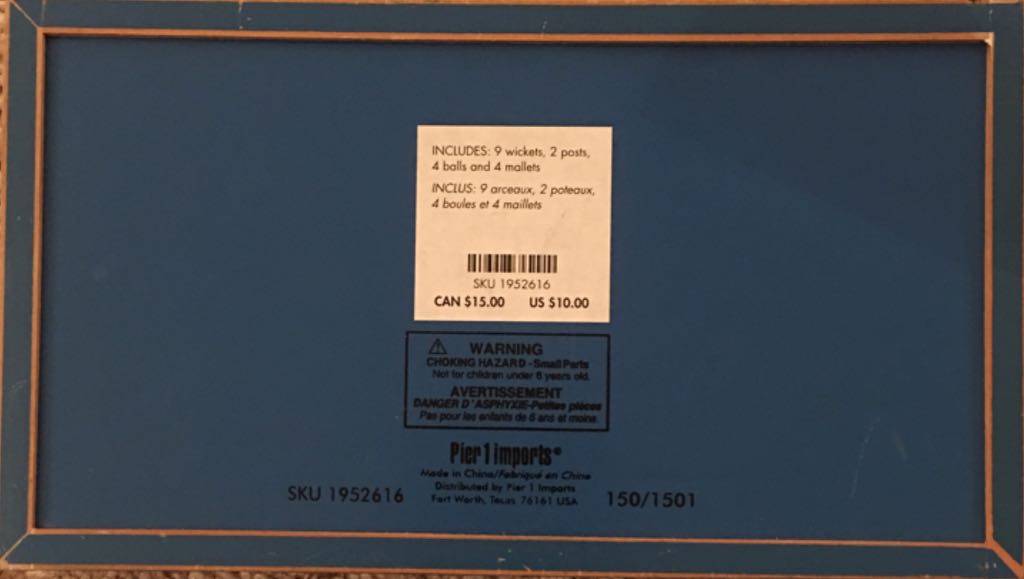 Tabletop Croquet  (1-4) board game collectible - Main Image 2