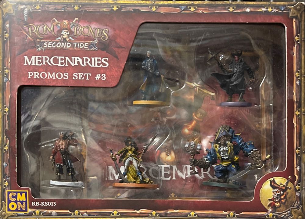Rum & Bones: Second Tide: Mercenaries Promo Set #3 PAINTED  board game collectible - Main Image 2
