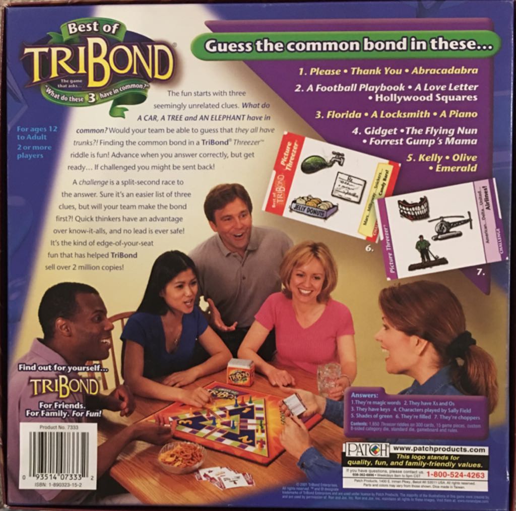Best Of TriBond  (2+) board game collectible - Main Image 2