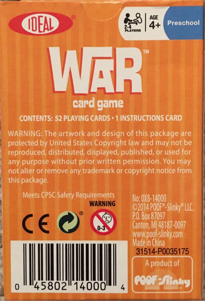 War  (2-4) board game collectible - Main Image 2