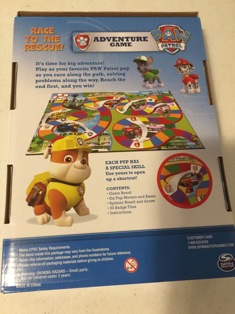 Paw Patrol Adventure Game  (2-6) board game collectible - Main Image 2