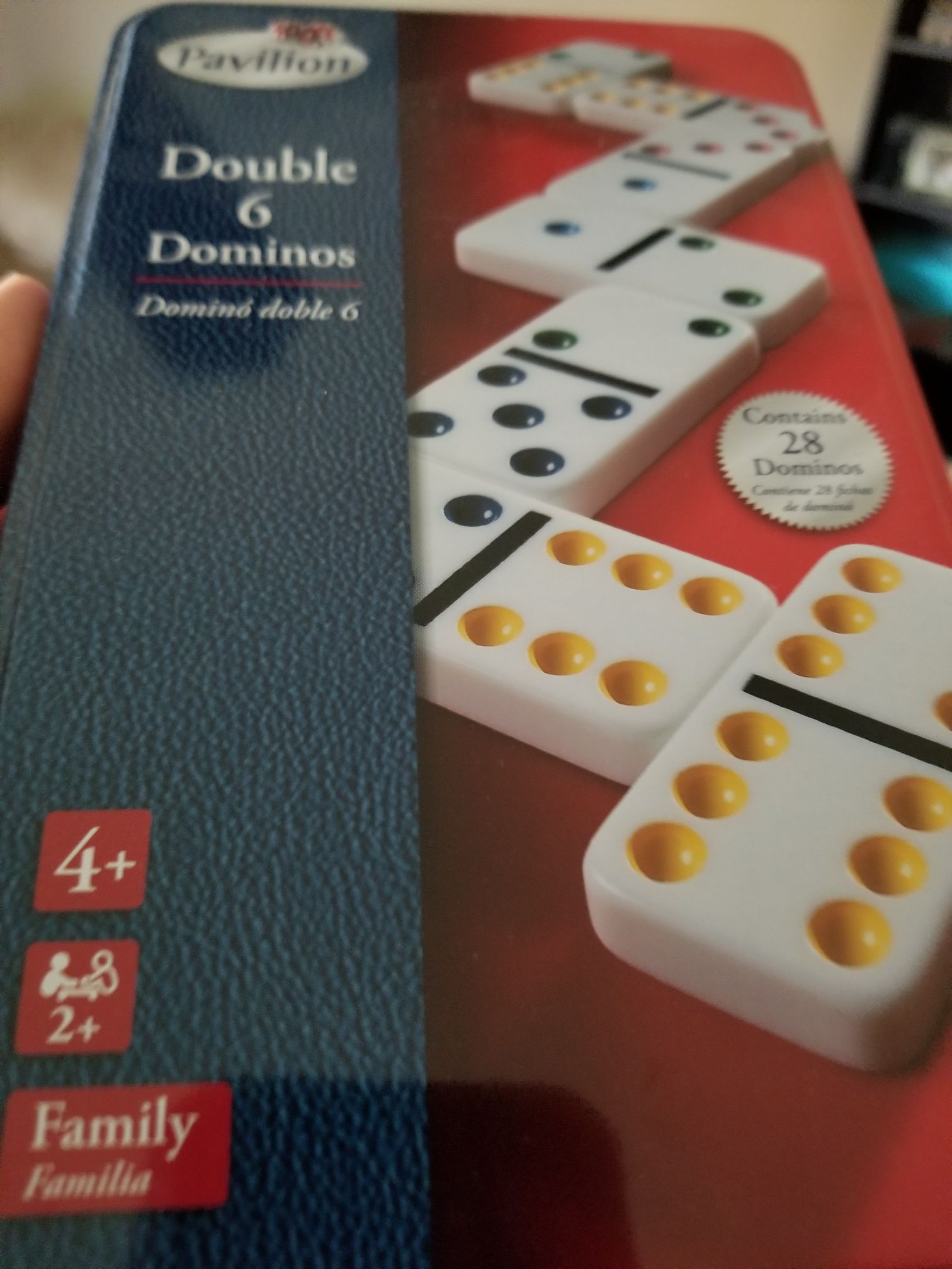 Double 6 Dominos  (2+) board game collectible - Main Image 1