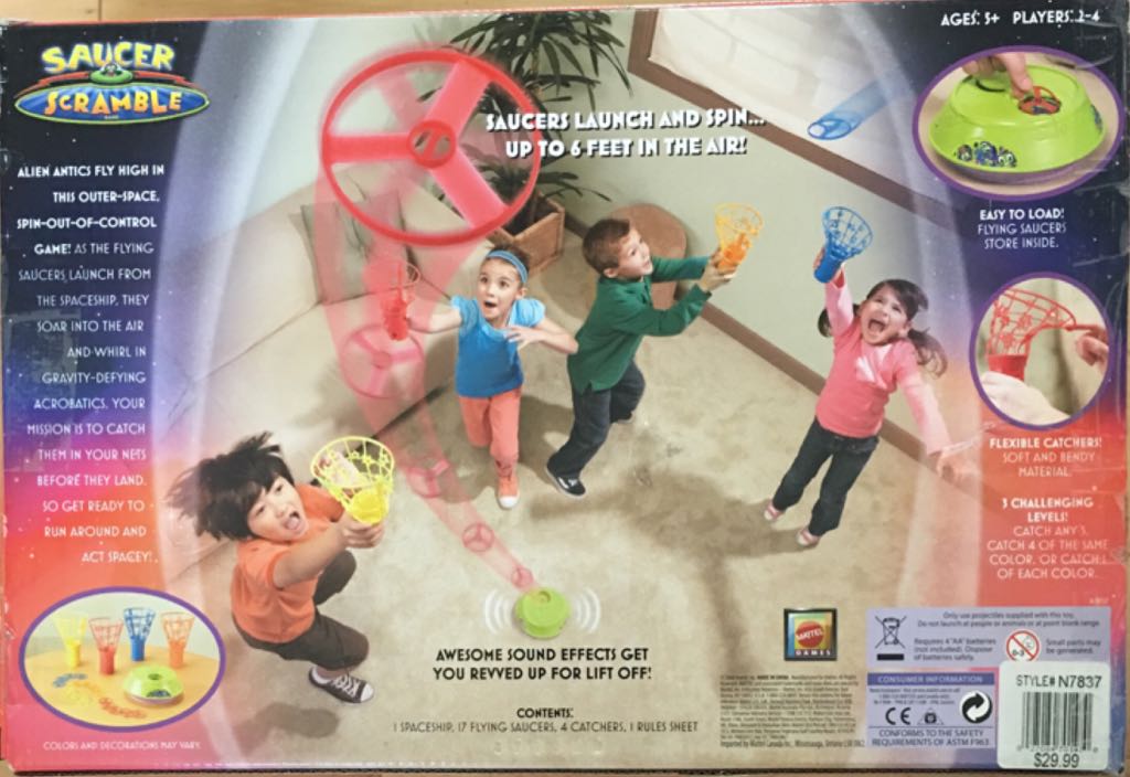 Saucer Scramble  (2-4) board game collectible - Main Image 2