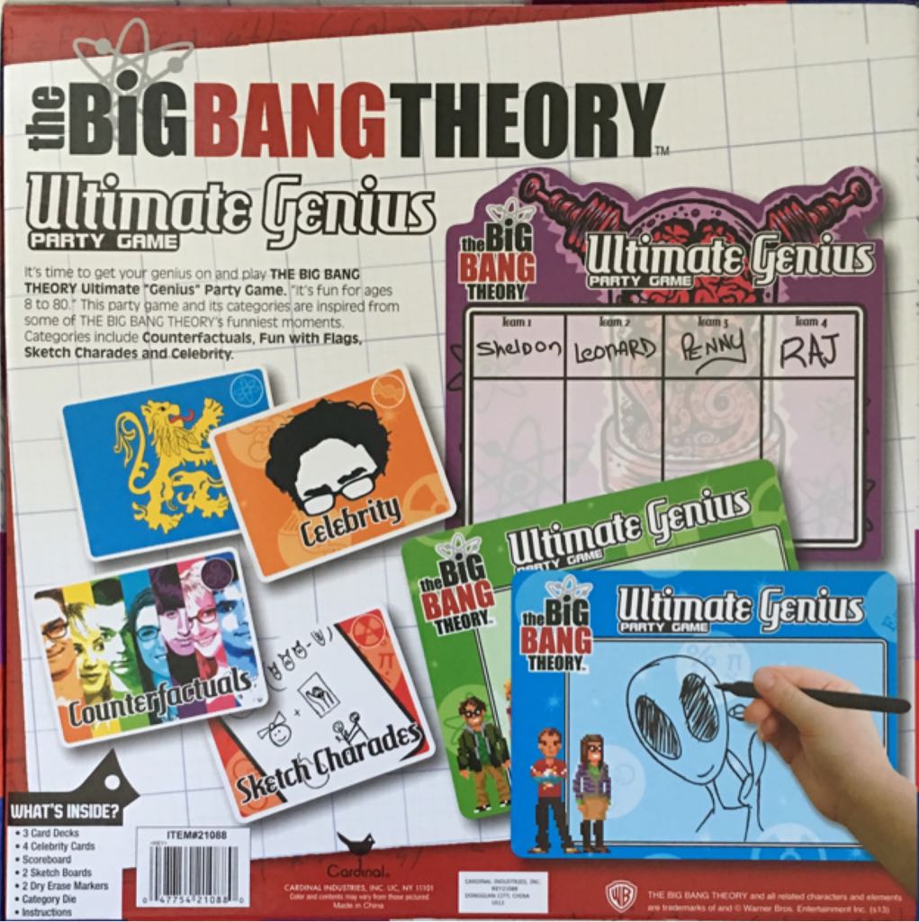 The Big Bang Theory : Ultimate Genius  (4+) board game collectible - Main Image 2