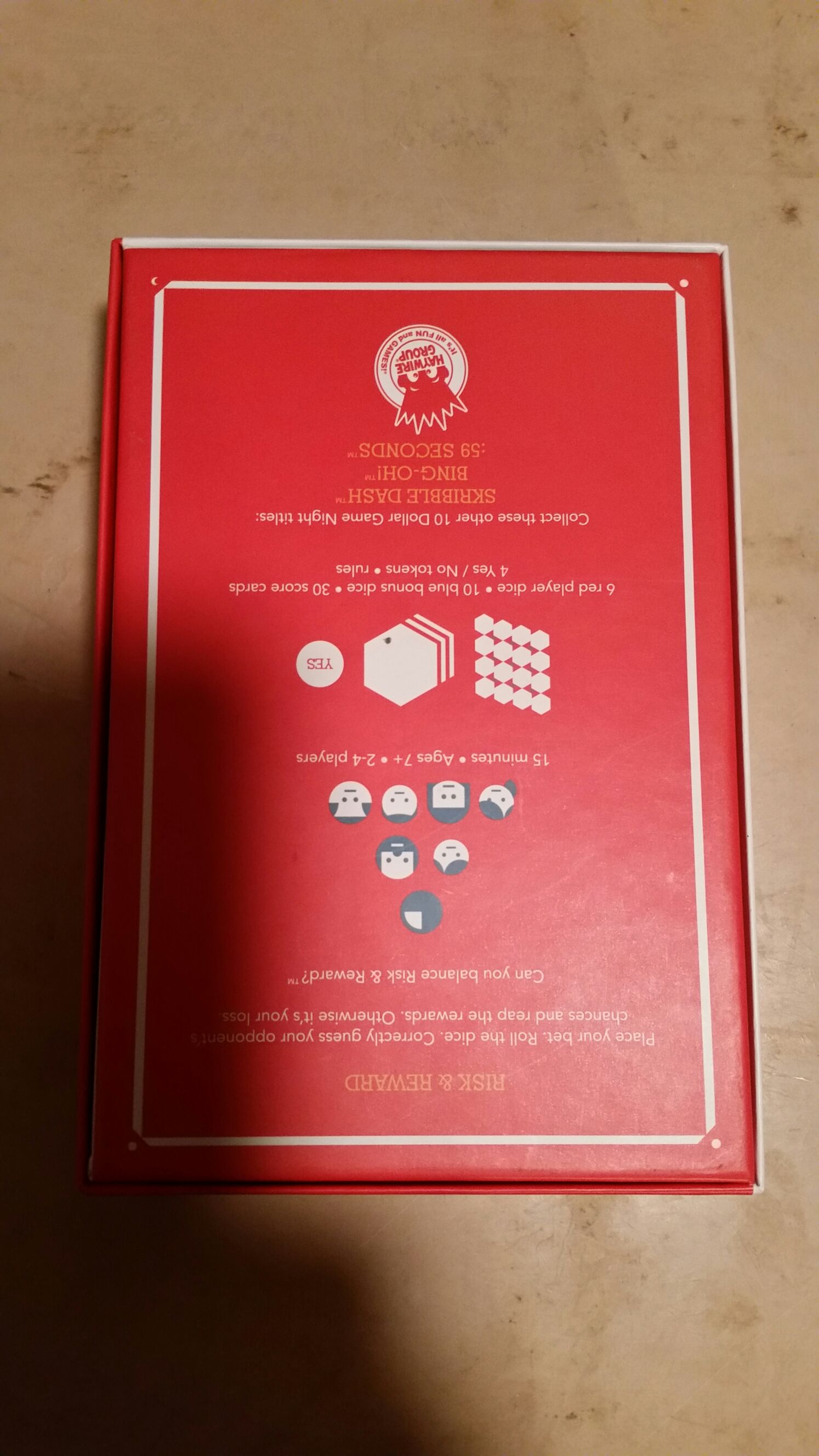 Risk & Reward  (2 to 4) board game collectible - Main Image 2