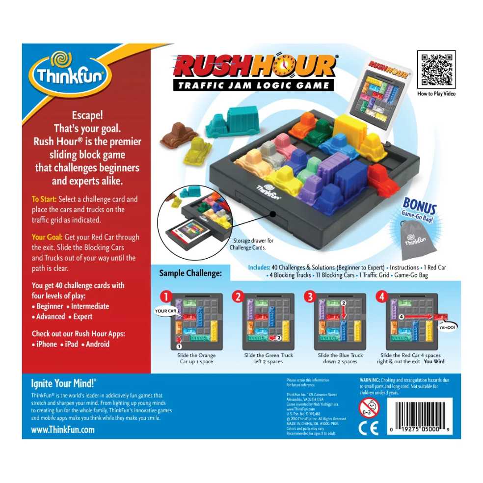 Rush Hour  (1) board game collectible [Barcode 019275050009] - Main Image 3