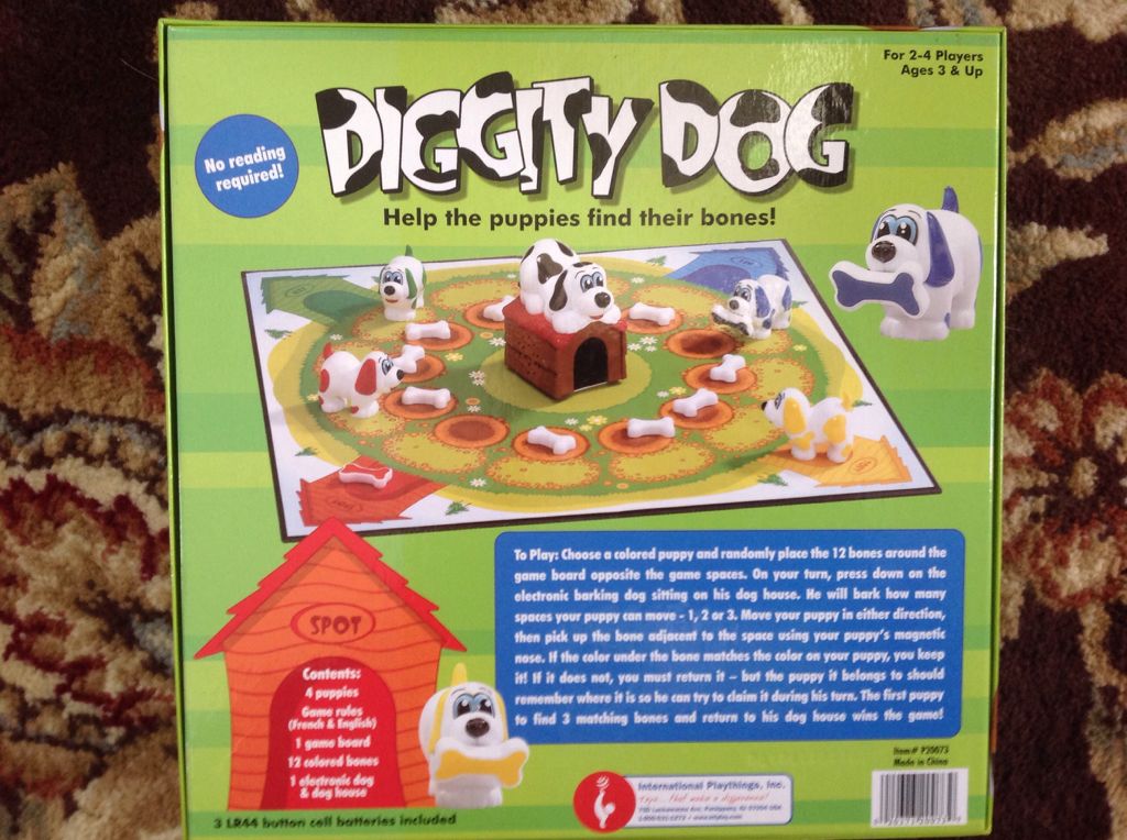 Diggity Dog  (2-4) board game collectible [Barcode 020373200739] - Main Image 2